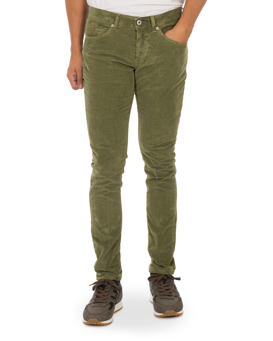 Homme | Pantalons | Dondup | George Corduroy Trousers Green
