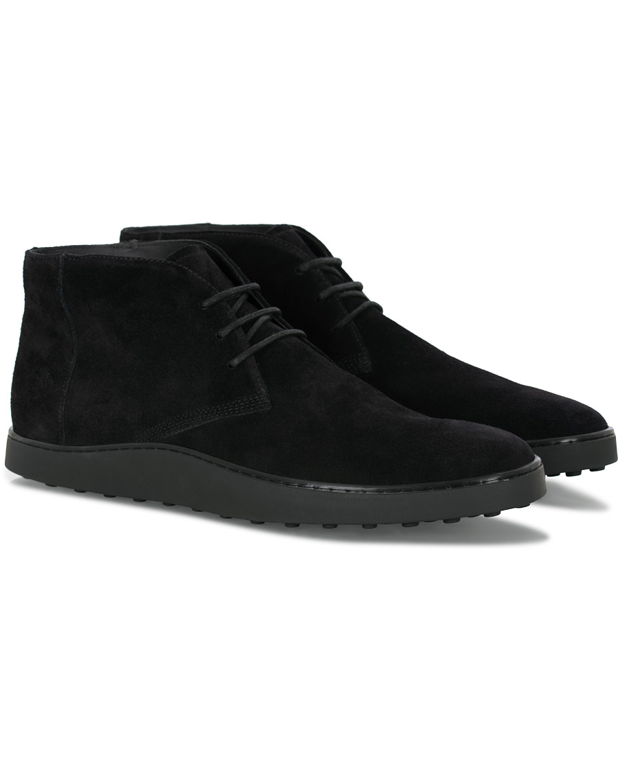 Homme | Tod's Polacco Casetta Chukka Boot Black Suede | Tod's | Polacco Casetta Chukka Boot Black Suede
