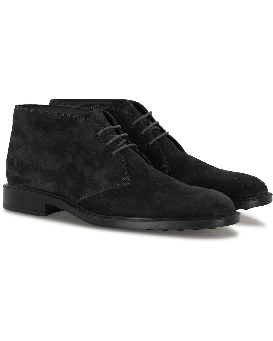 Heren | Tod's Desert Boot Dark Grey Suede | Tod's | Desert Boot Dark Grey Suede