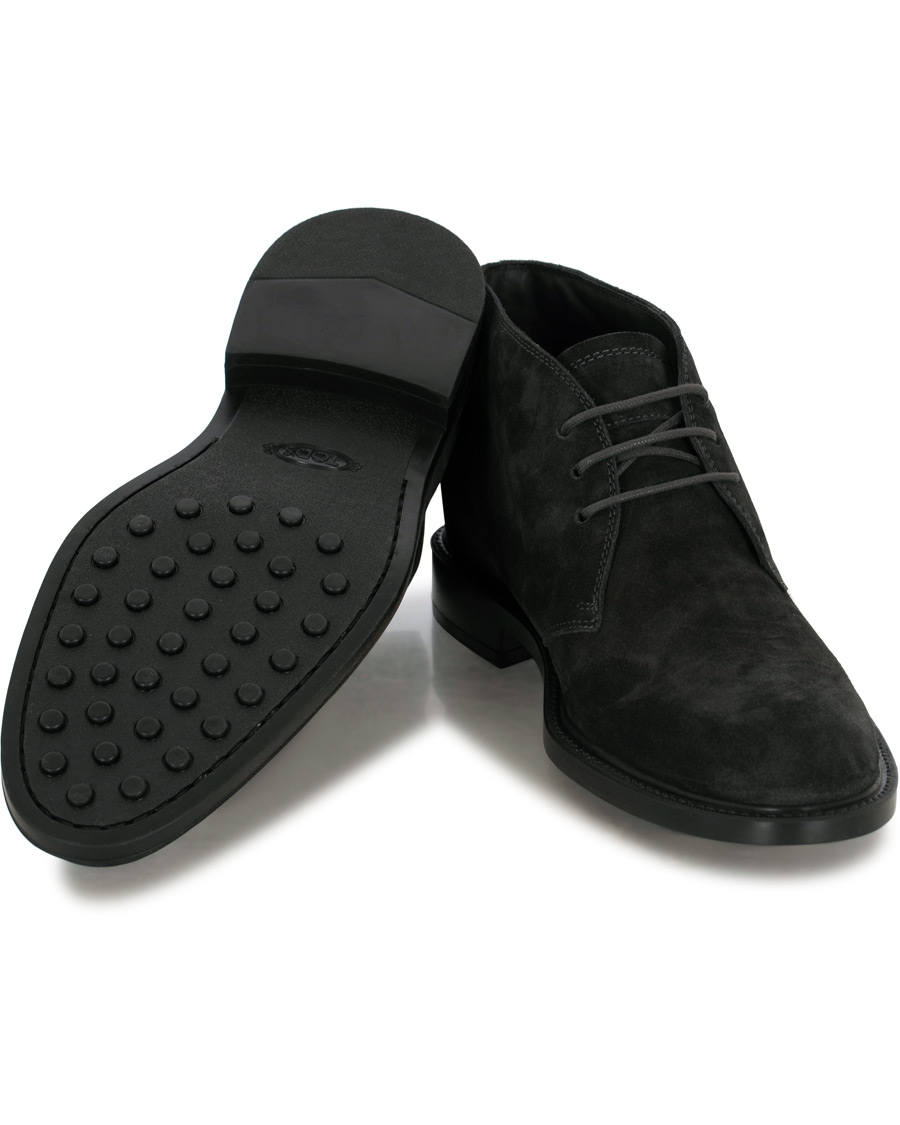 Heren | Tod's Desert Boot Dark Grey Suede | Tod's | Desert Boot Dark Grey Suede