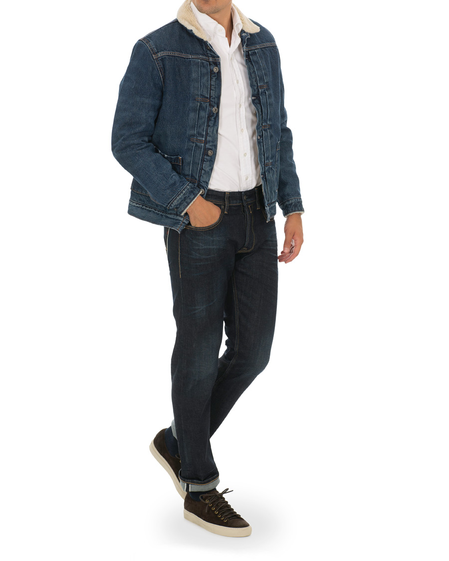 Homme | Jeans | Replay | Groover Stretch Selvedge Jeans Dark Blue