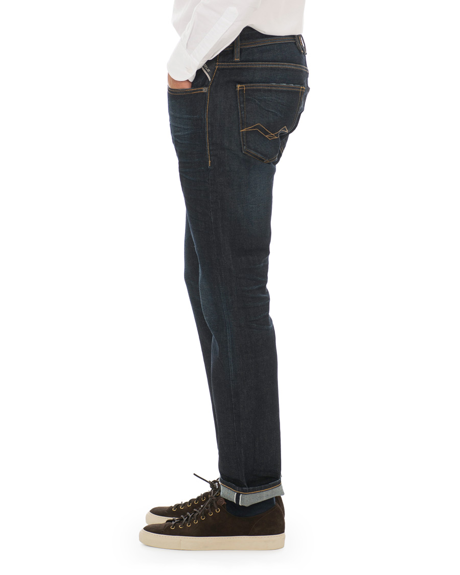 Homme | Jeans | Replay | Groover Stretch Selvedge Jeans Dark Blue