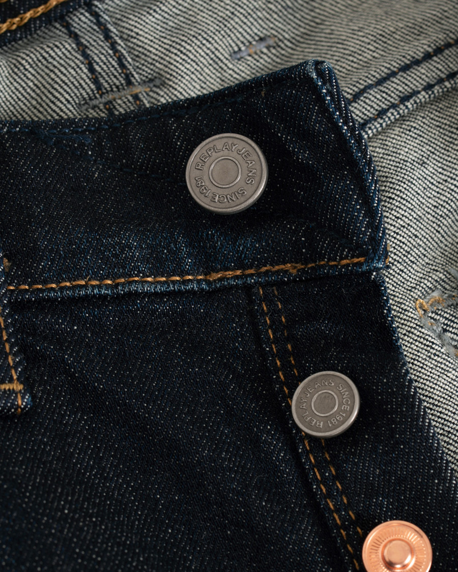 Homme | Jeans | Replay | Groover Stretch Selvedge Jeans Dark Blue