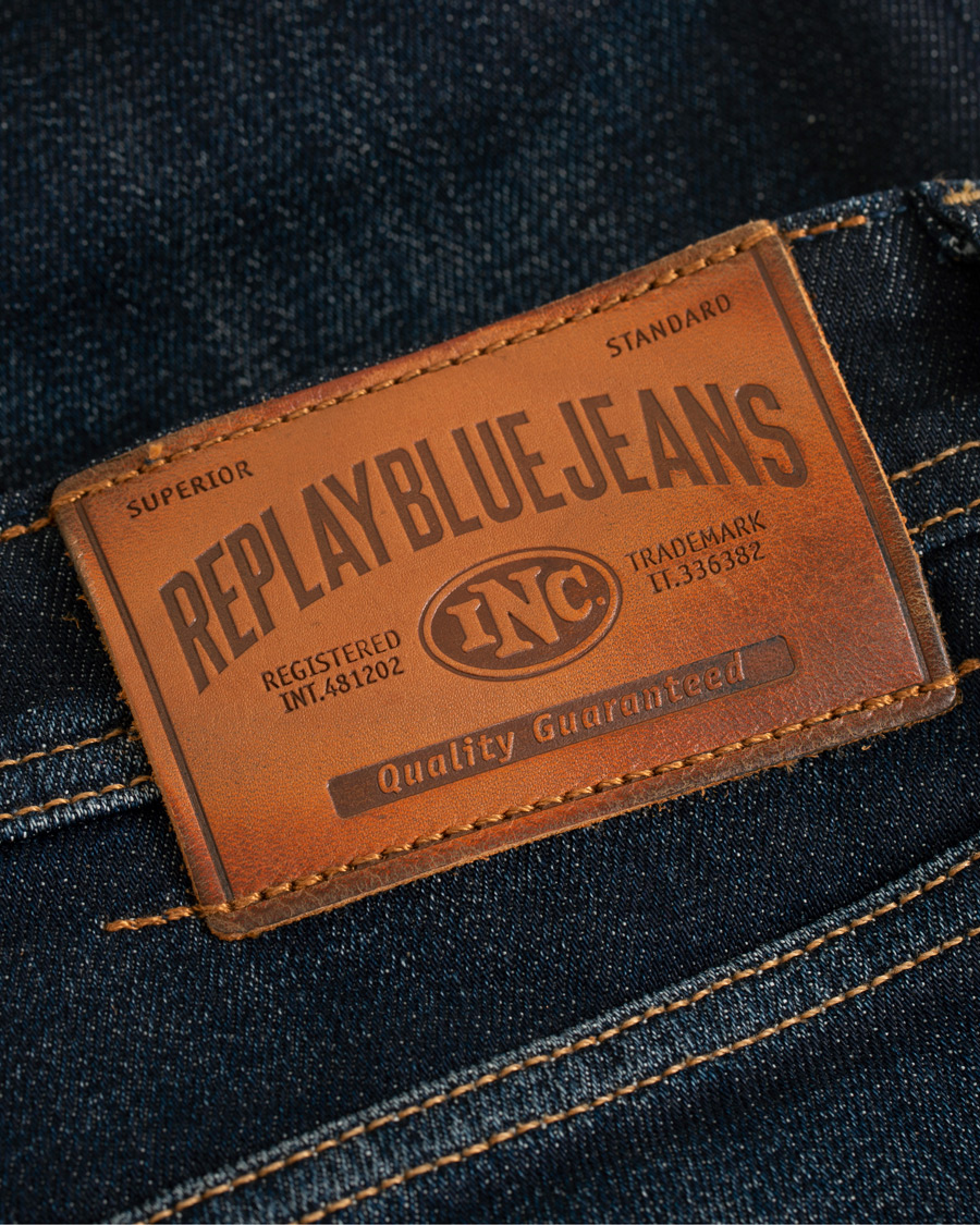 Homme | Jeans | Replay | Groover Stretch Selvedge Jeans Dark Blue