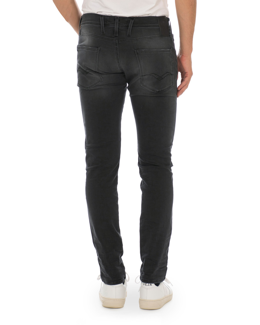 Heren | Jeans | Replay | Anbass Hyperflex Jeans Black