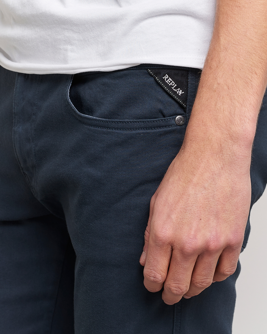 Homme | Pantalons | Replay | Anbass Hyperflex X.Lite 5-Pocket Pants Blue