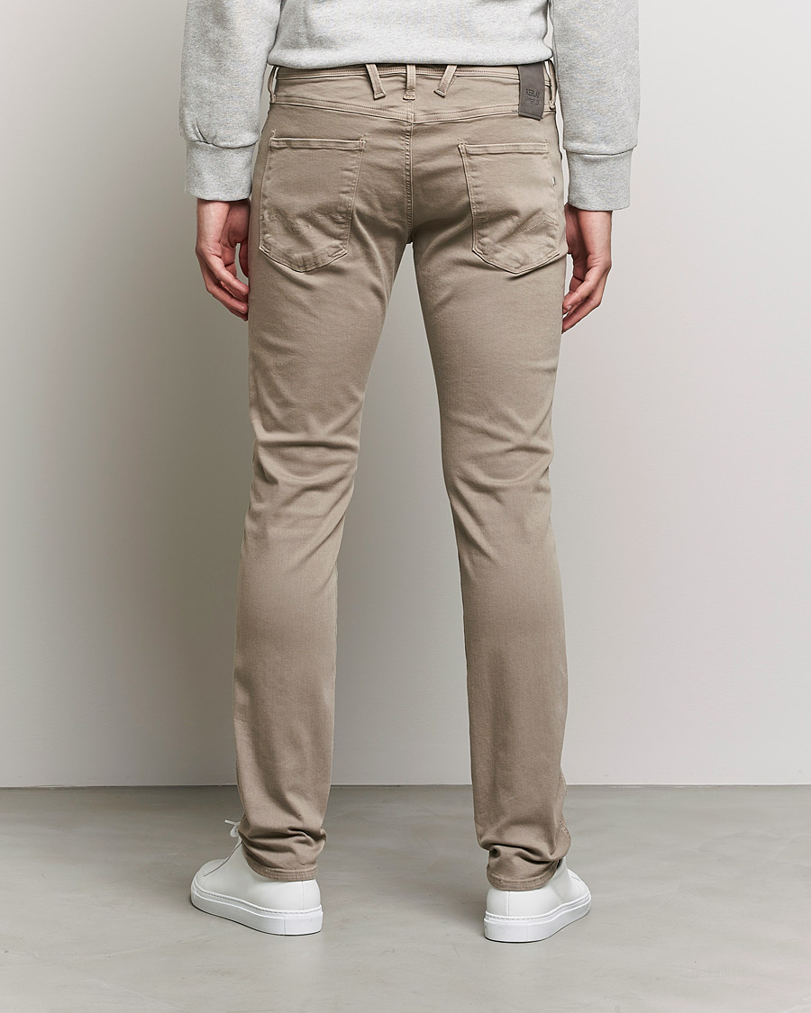 Heren | Broeken | Replay | Anbass Hyperflex X.Lite 5-Pocket Pants Sand