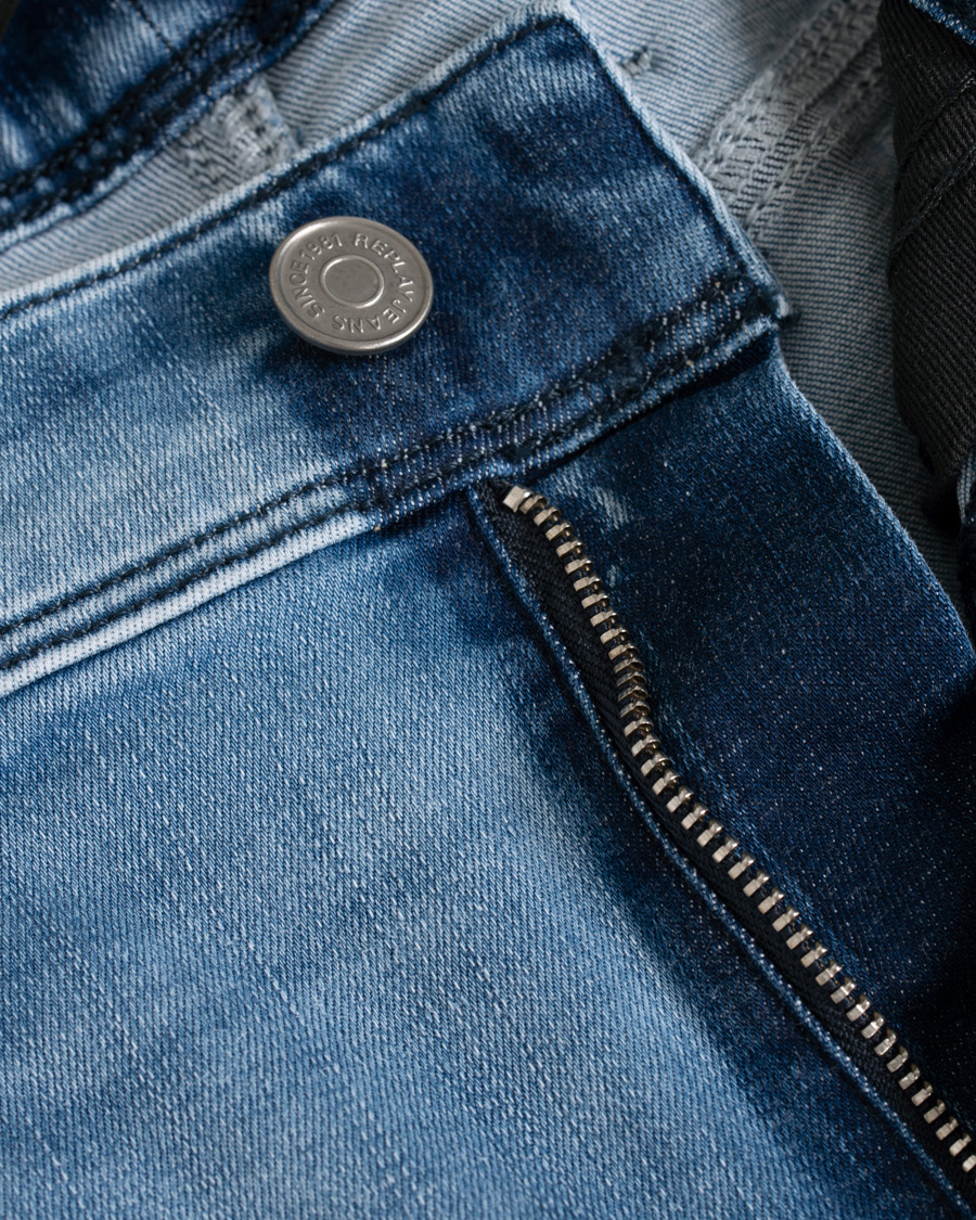 Heren | Jeans | Replay | Anbass Hyperflex Clouds Jeans Light Blue