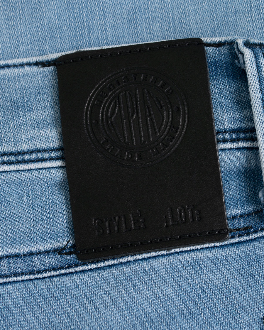 Heren | Jeans | Replay | Anbass Hyperflex Clouds Jeans Light Blue