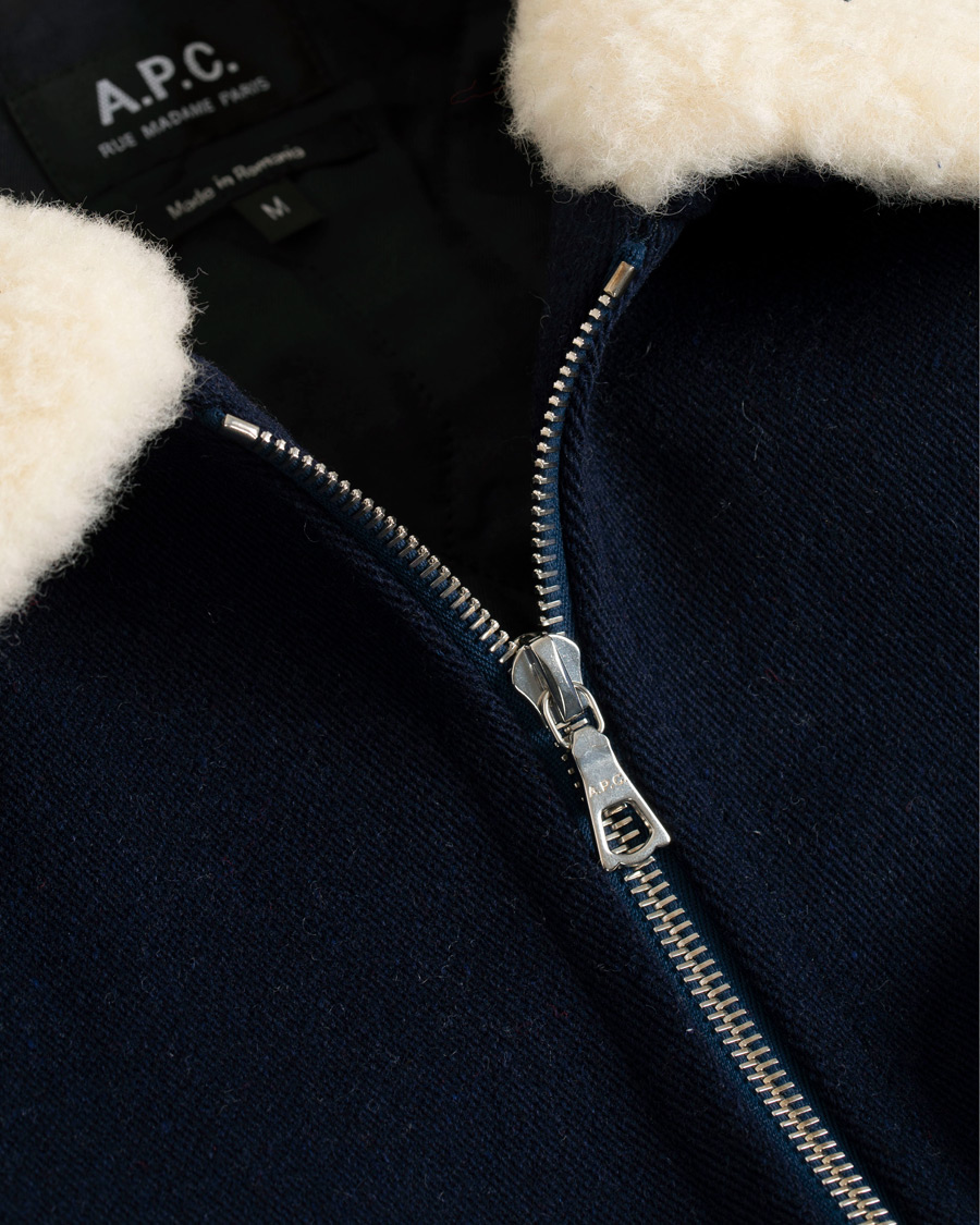 Heren | Jassen | A.P.C. | Blouson Bronze Jacket Marine