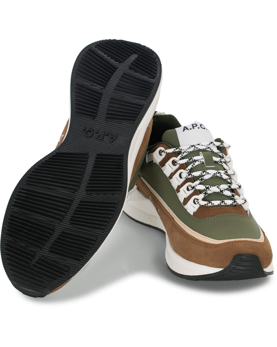 Homme | A.P.C. Jay Sneaker Khaki Green | A.P.C. | Jay Sneaker Khaki Green