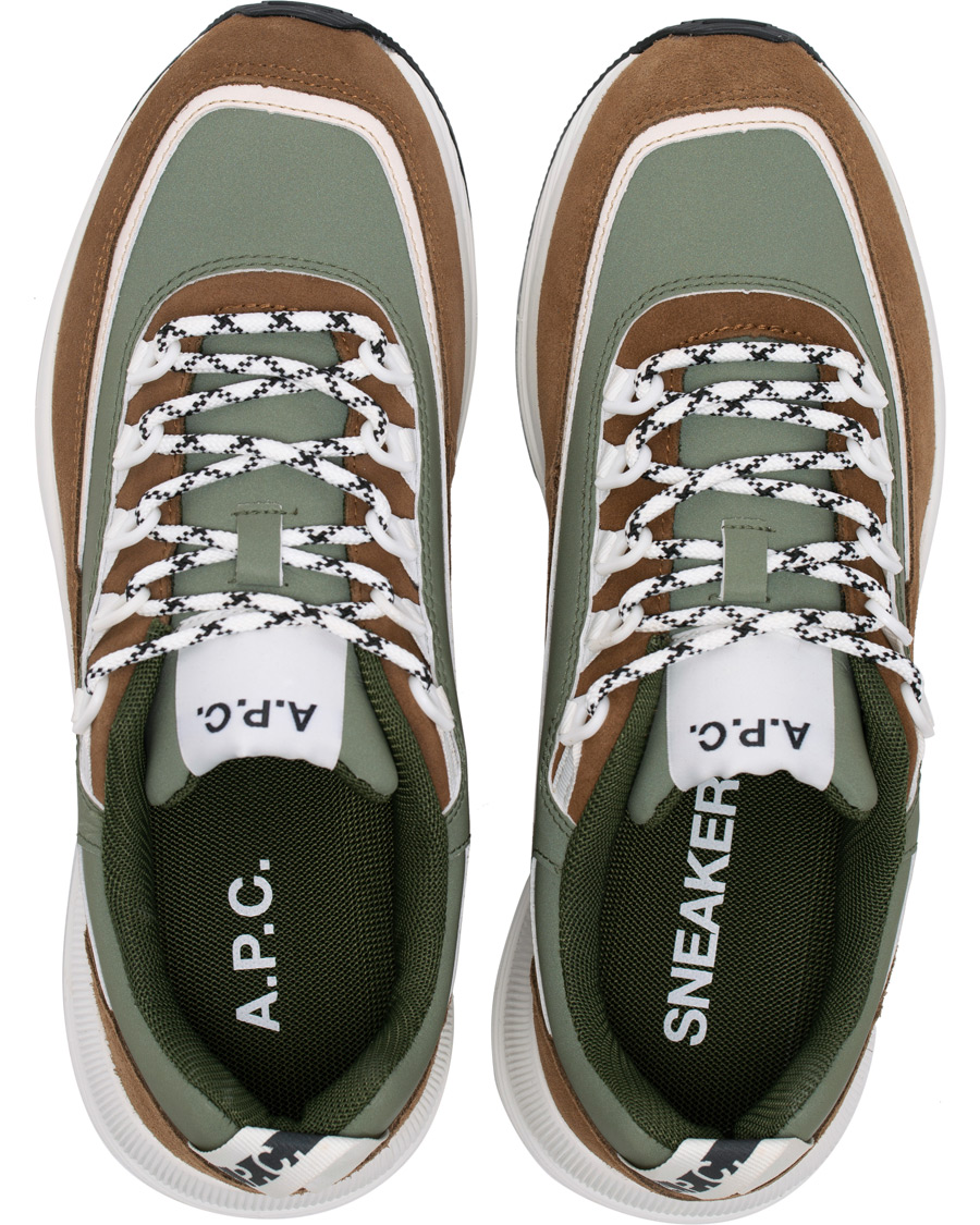 Homme | A.P.C. Jay Sneaker Khaki Green | A.P.C. | Jay Sneaker Khaki Green