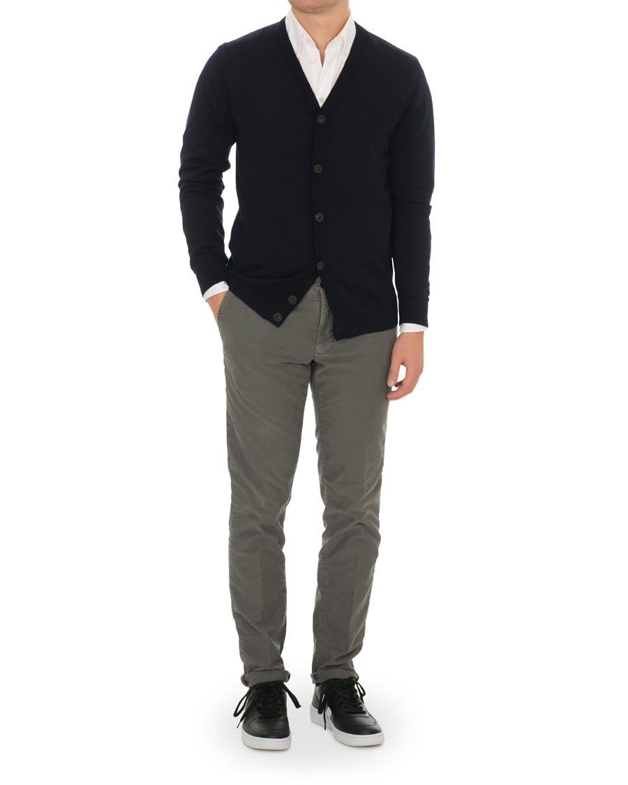 Homme | Pulls Et Tricots | A.P.C. | Samuel Merino Cardigan Dark Navy