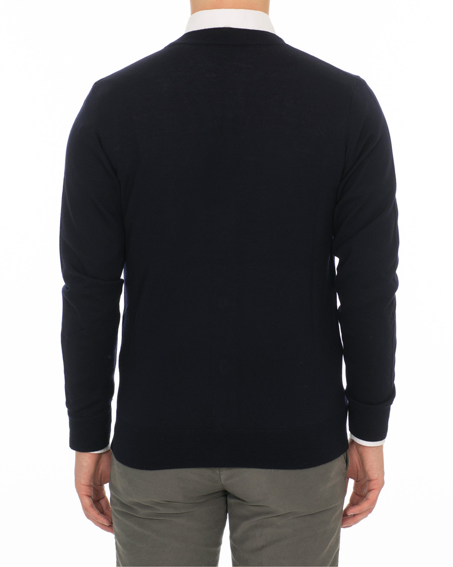 Homme | Pulls Et Tricots | A.P.C. | Samuel Merino Cardigan Dark Navy