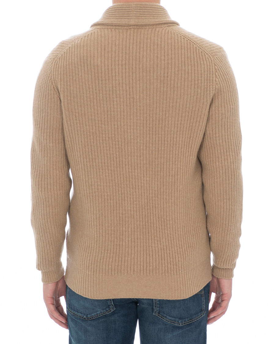 Homme | Pulls Et Tricots | Brunello Cucinelli | Cashmere Blend Shawl Collar Cardigan Camel