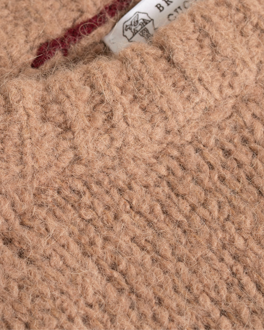 Homme | Pulls Et Tricots | Brunello Cucinelli | Alpaca Blend Heavy Knit Grey/Camel