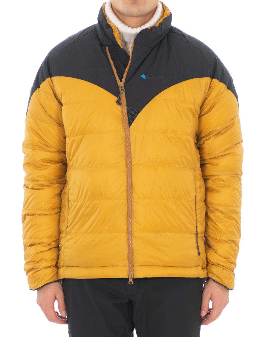 Homme | Manteaux Et Vestes | Klättermusen | Liv Mountain Down Jacket Honey/Raven