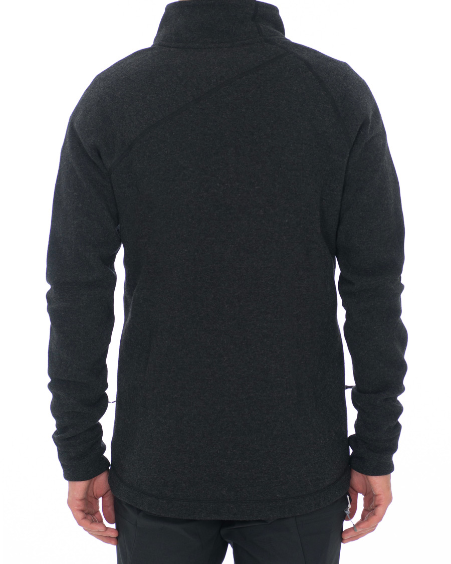 Heren | Truien | Klättermusen | Balder Thermal Mid-Layer Zip Charcoal