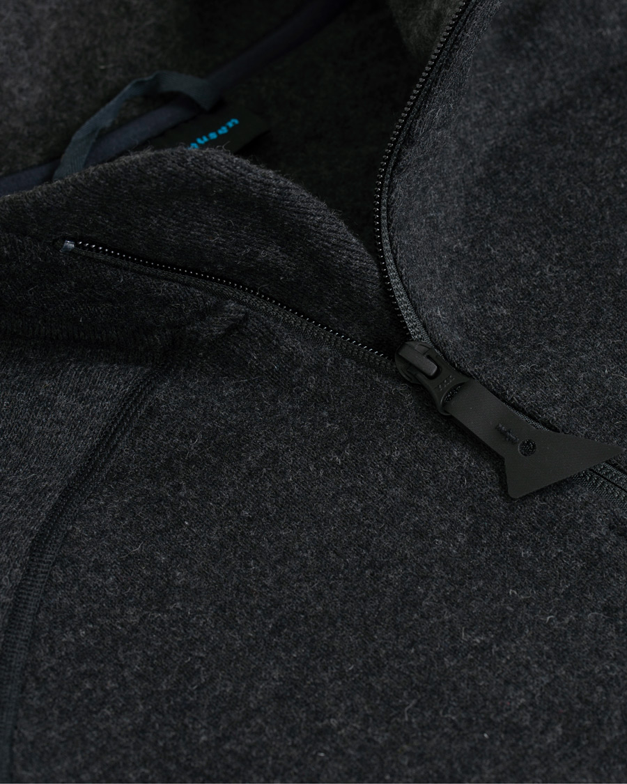 Heren | Truien | Klättermusen | Balder Thermal Mid-Layer Zip Charcoal