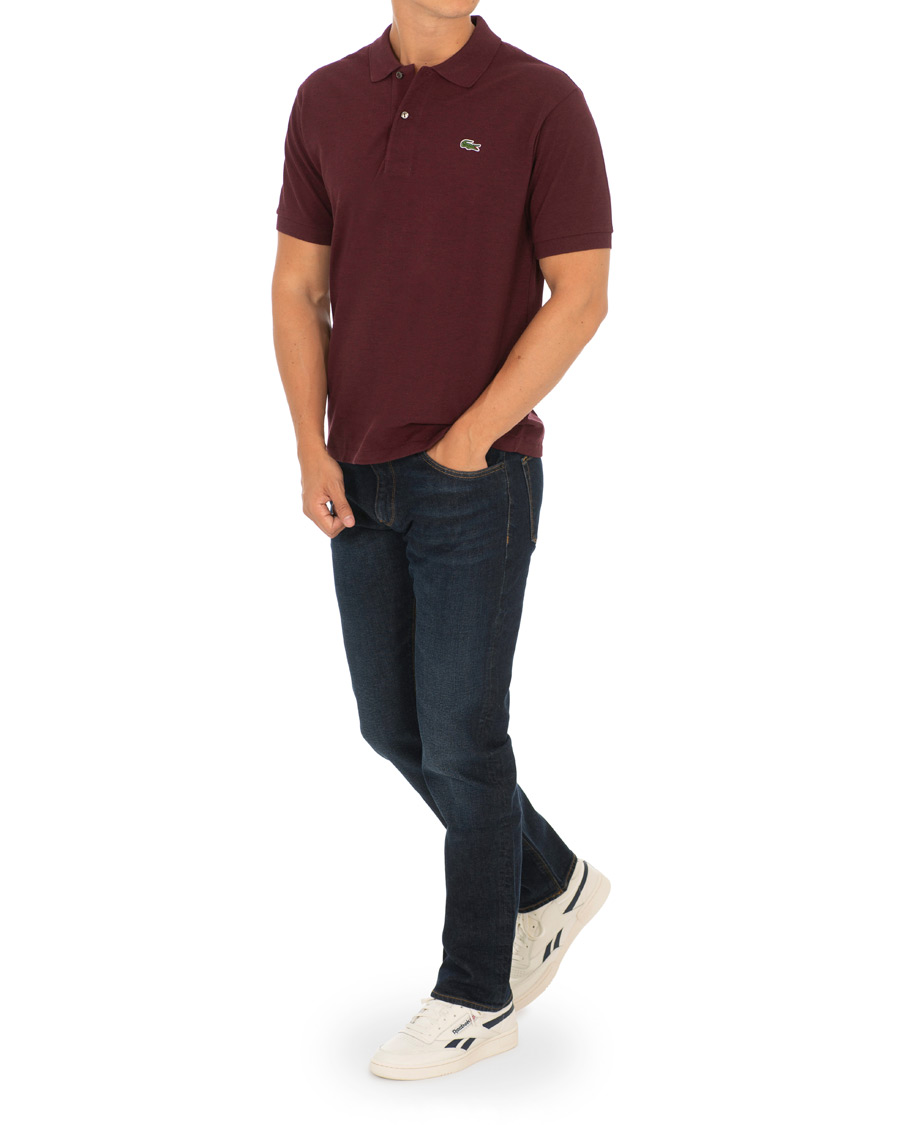 Heren | Polo's | Lacoste | Original Polo Melange Piké Vine Chine