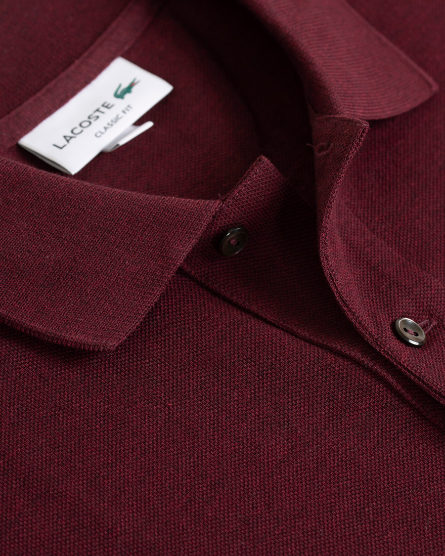 Heren | Polo's | Lacoste | Original Polo Melange Piké Vine Chine