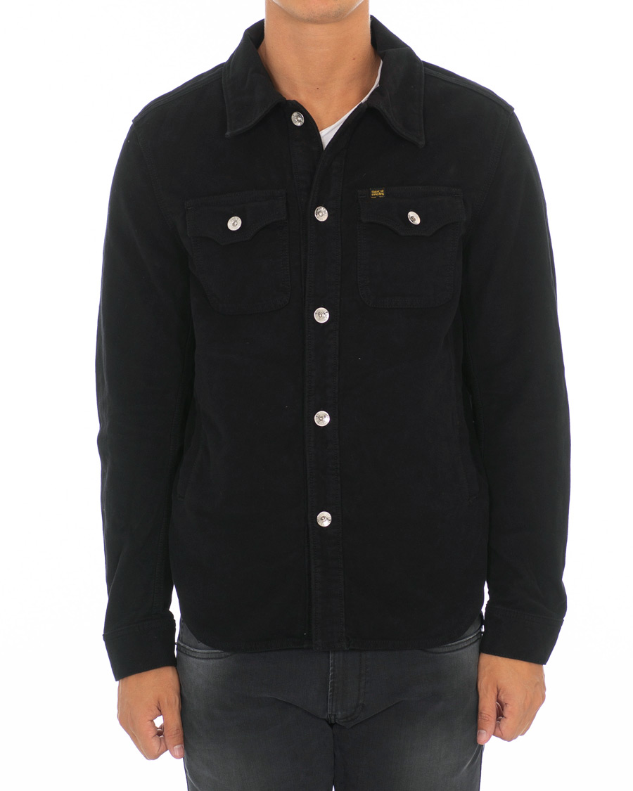 Homme | Manteaux Et Vestes | Tiger of Sweden Jeans | Get Moleskin Denim Jacket Black