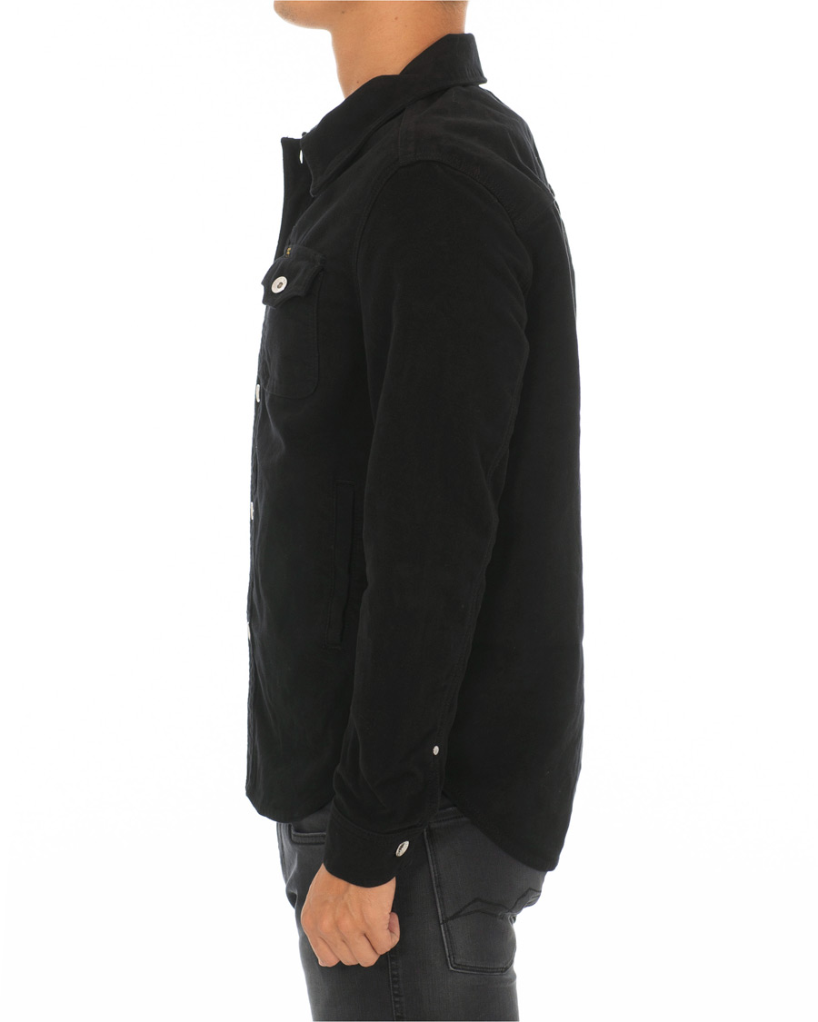 Homme | Manteaux Et Vestes | Tiger of Sweden Jeans | Get Moleskin Denim Jacket Black