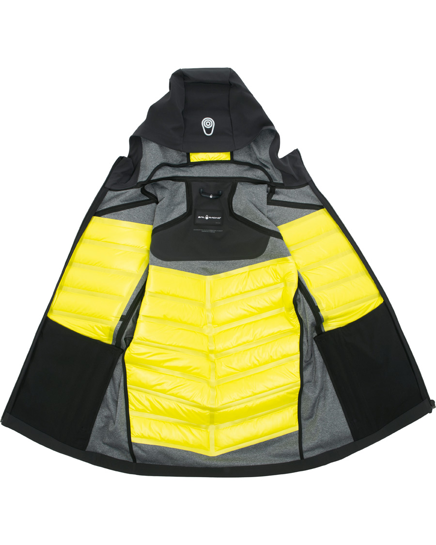 Heren | Jassen | Sail Racing | Fusion Hybrid Hooded Jacket Carbon