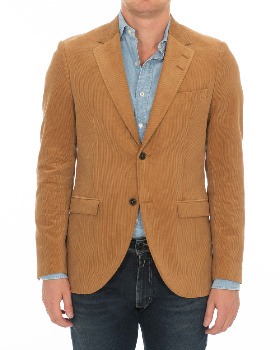 Homme | Blazers | Tiger of Sweden | Jamonte Corduroy Blazer Dark Sand