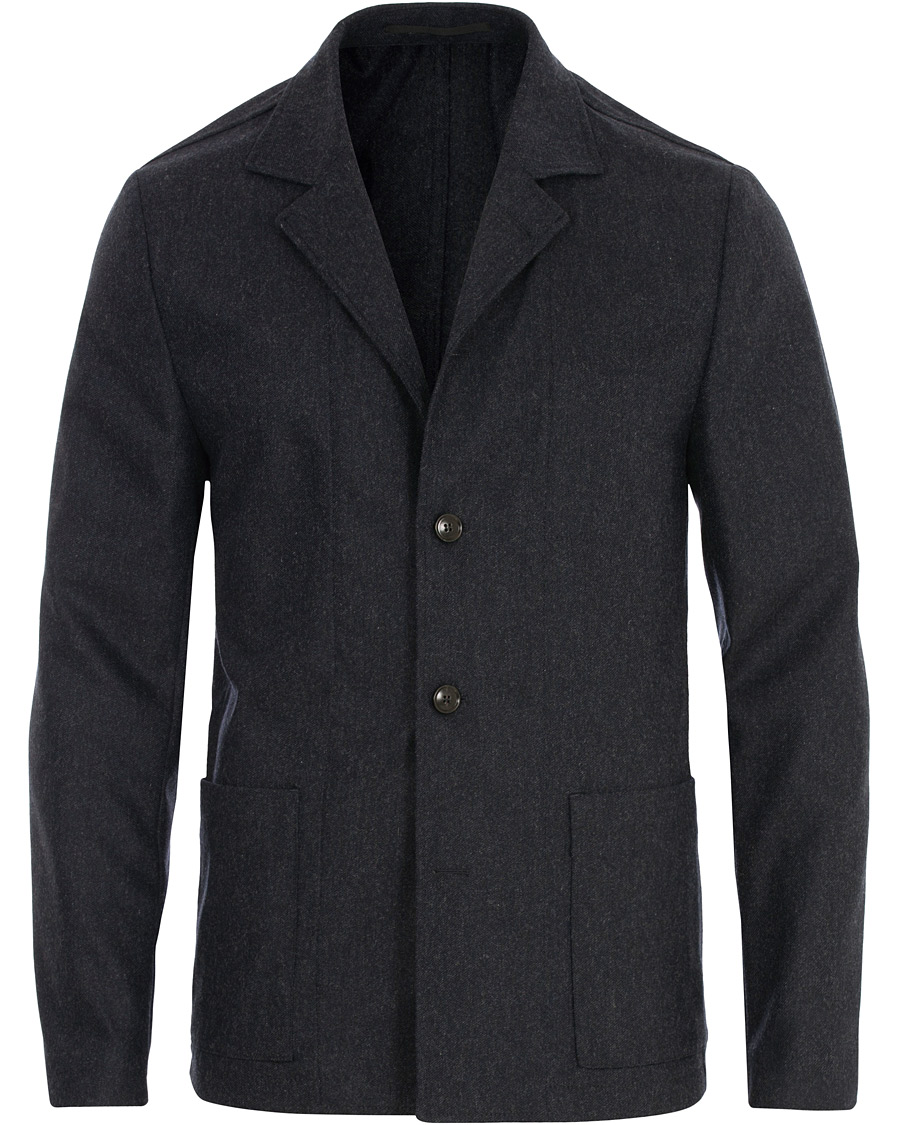Heren | Blazers | Tiger of Sweden | Jimmie Leisure Blazer Shirt Navy