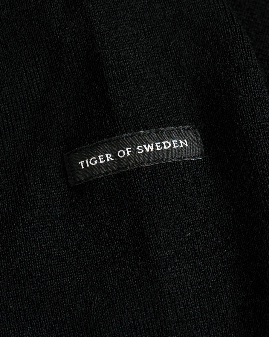 Homme | Pulls Et Tricots | Tiger of Sweden | Harvik Wool Logo Crew Neck Black