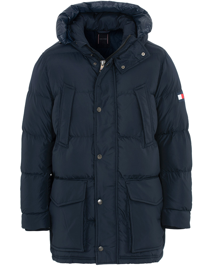 Homme | Manteaux Et Vestes | Tommy Hilfiger | Hooded Down Parka Sky Captain