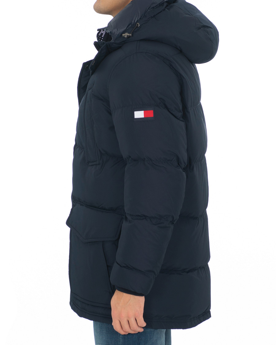 Homme | Manteaux Et Vestes | Tommy Hilfiger | Hooded Down Parka Sky Captain