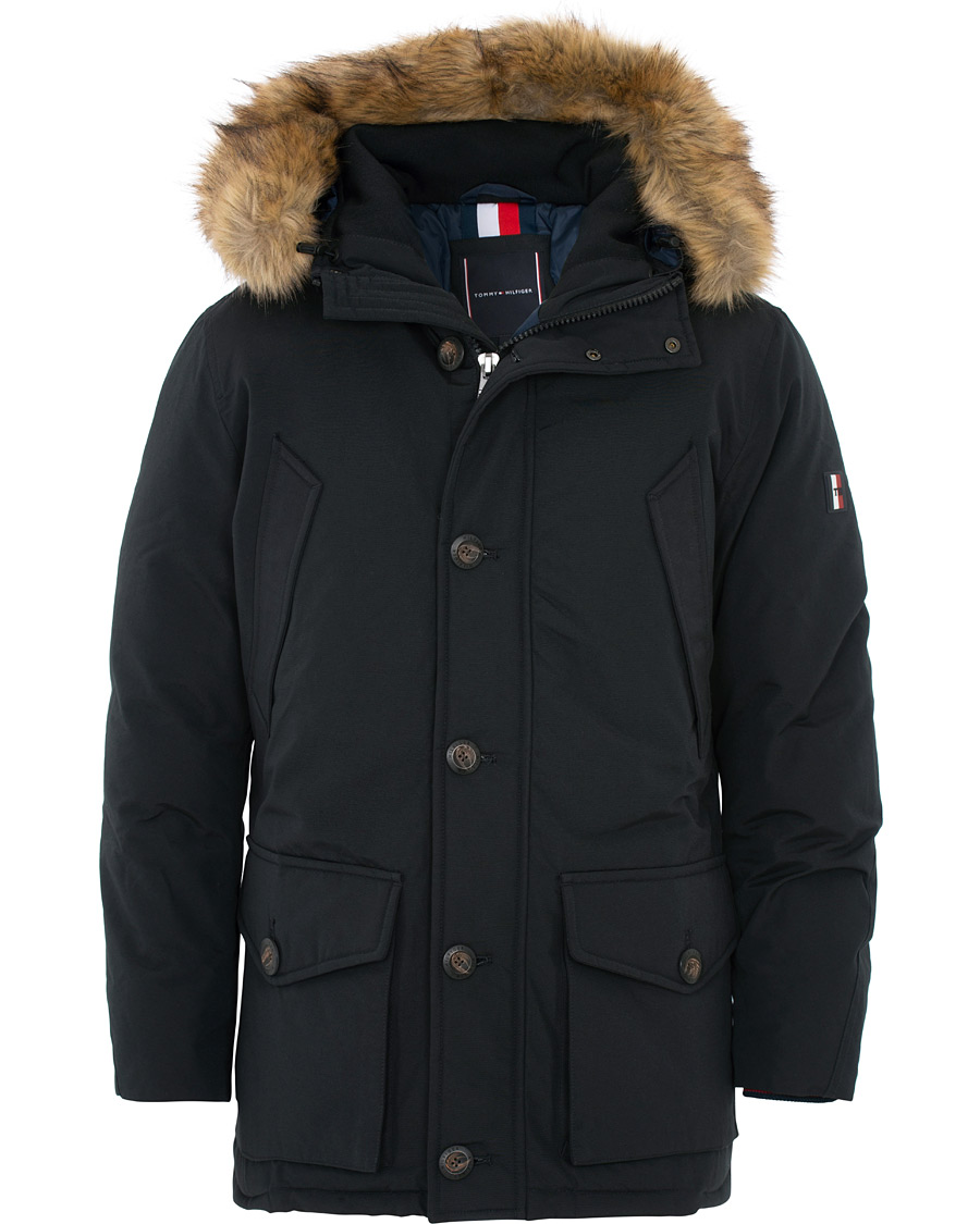 Homme | Manteaux Et Vestes | Tommy Hilfiger | Hampton Down Fake Fur Parka Jet Black