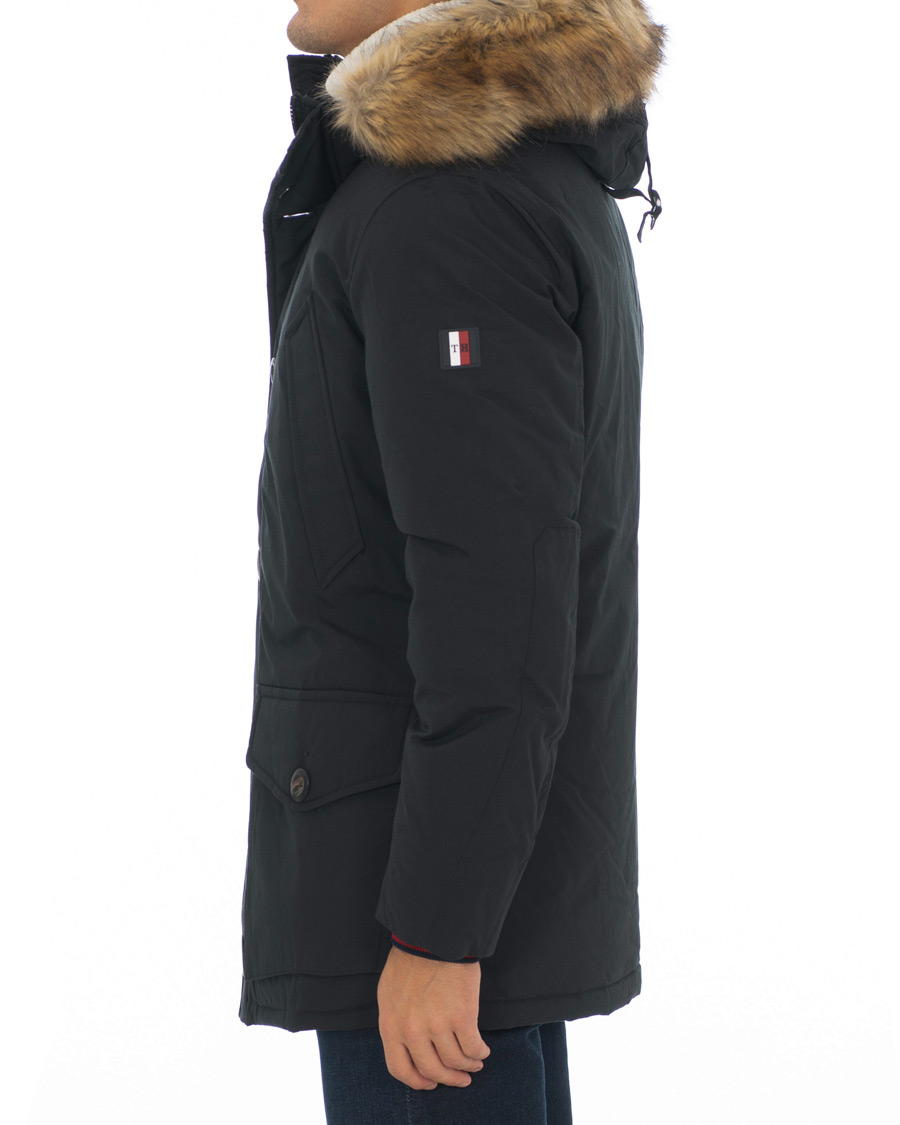Homme | Manteaux Et Vestes | Tommy Hilfiger | Hampton Down Fake Fur Parka Jet Black