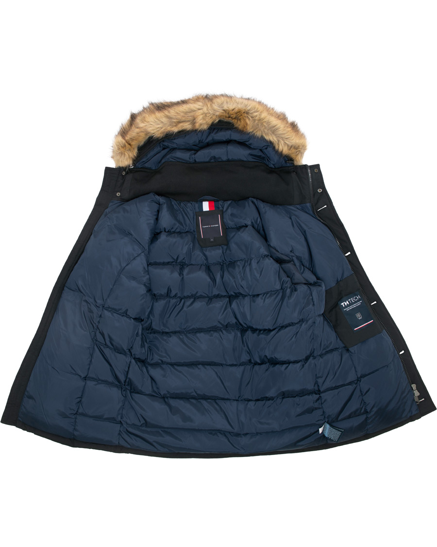 Homme | Manteaux Et Vestes | Tommy Hilfiger | Hampton Down Fake Fur Parka Jet Black