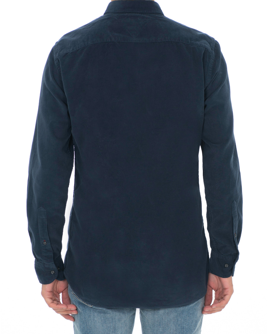 Heren | Overhemden | Tommy Hilfiger | Garment Dyed Corduroy Shirt Navy