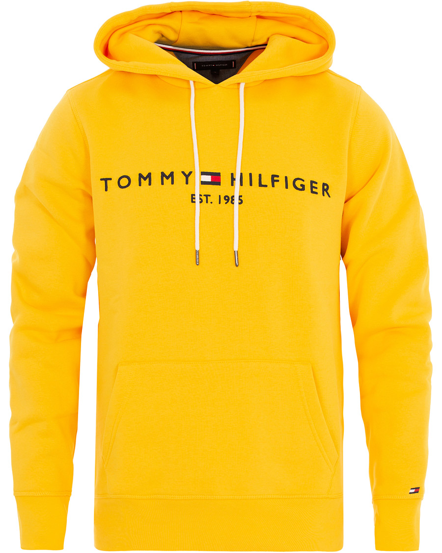 Heren | Truien | Tommy Hilfiger | Logo Hoodie Spectra Yellow