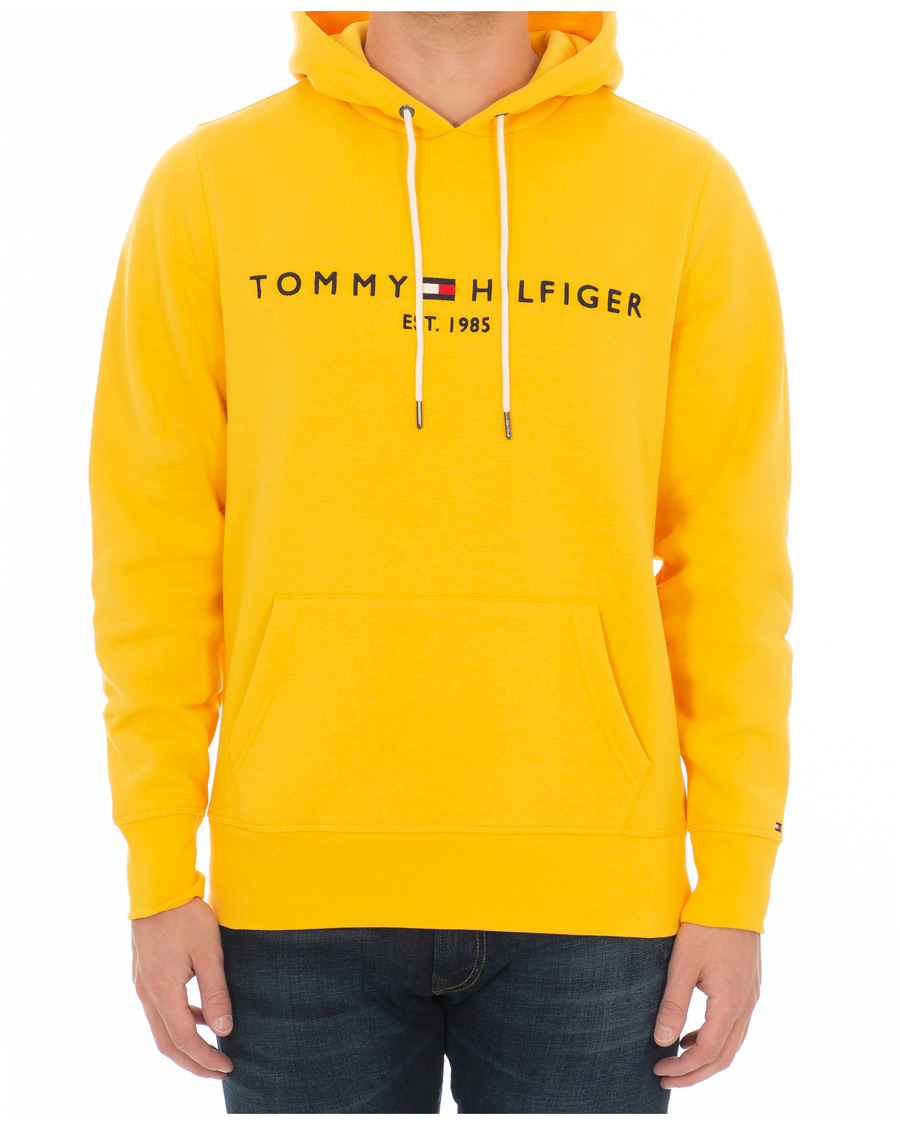 Heren | Truien | Tommy Hilfiger | Logo Hoodie Spectra Yellow
