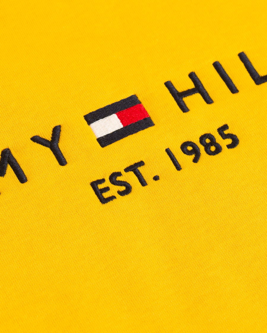 Heren | Truien | Tommy Hilfiger | Logo Hoodie Spectra Yellow