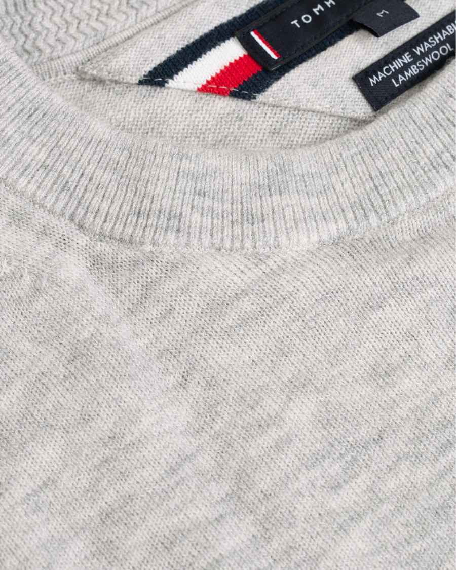 Homme | Pulls Et Tricots | Tommy Hilfiger | Lambswool Crew Neck Cloud Heather