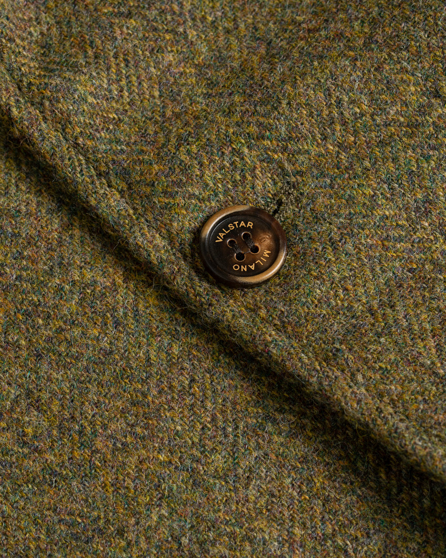 Homme | Manteaux Et Vestes | Valstar | Valstarino Fox Flannel Tweed Jacket Green