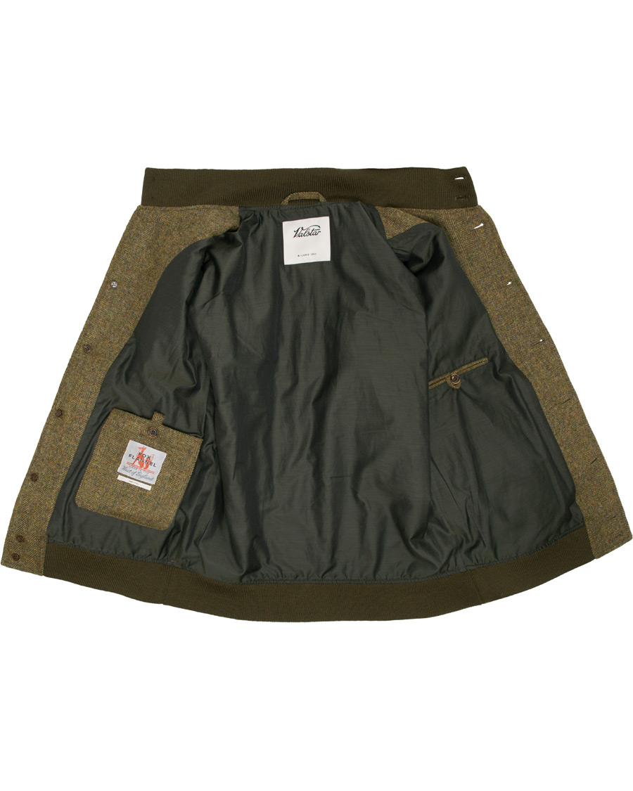 Homme | Manteaux Et Vestes | Valstar | Valstarino Fox Flannel Tweed Jacket Green