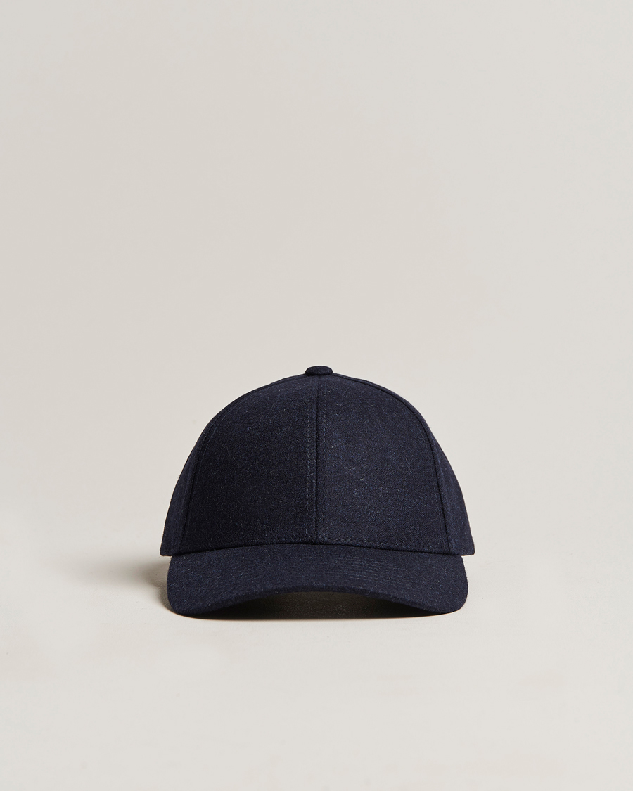 Heren | Hoeden en petten | Varsity Headwear | Flannel Baseball Cap Dark Navy