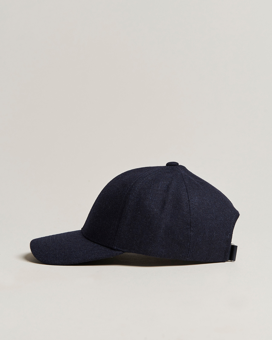Heren | Hoeden en petten | Varsity Headwear | Flannel Baseball Cap Dark Navy