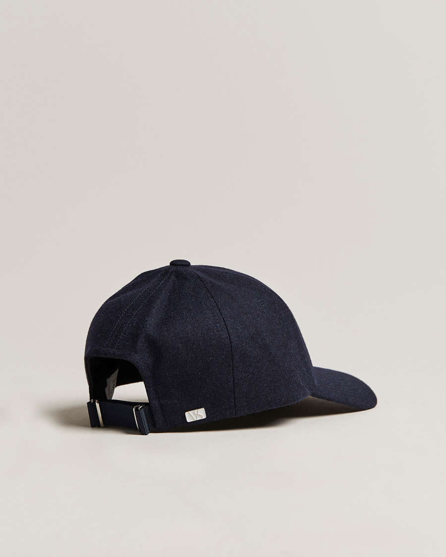 Heren | Hoeden en petten | Varsity Headwear | Flannel Baseball Cap Dark Navy