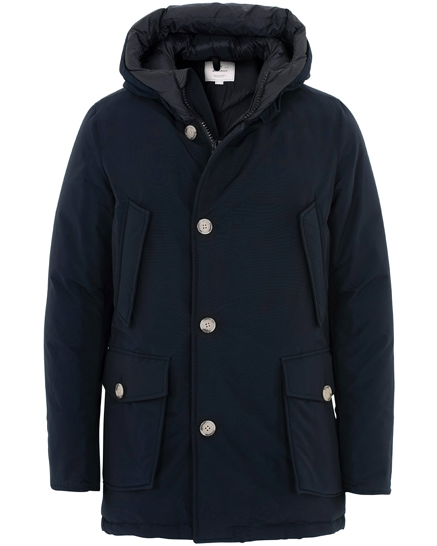 Homme | Manteaux Et Vestes | Woolrich | Arctic Parka No Fur Melton Blue