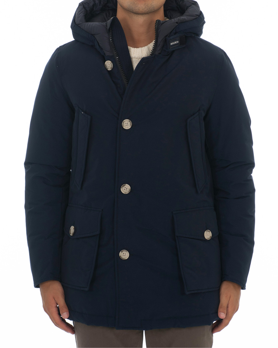 Homme | Manteaux Et Vestes | Woolrich | Arctic Parka No Fur Melton Blue