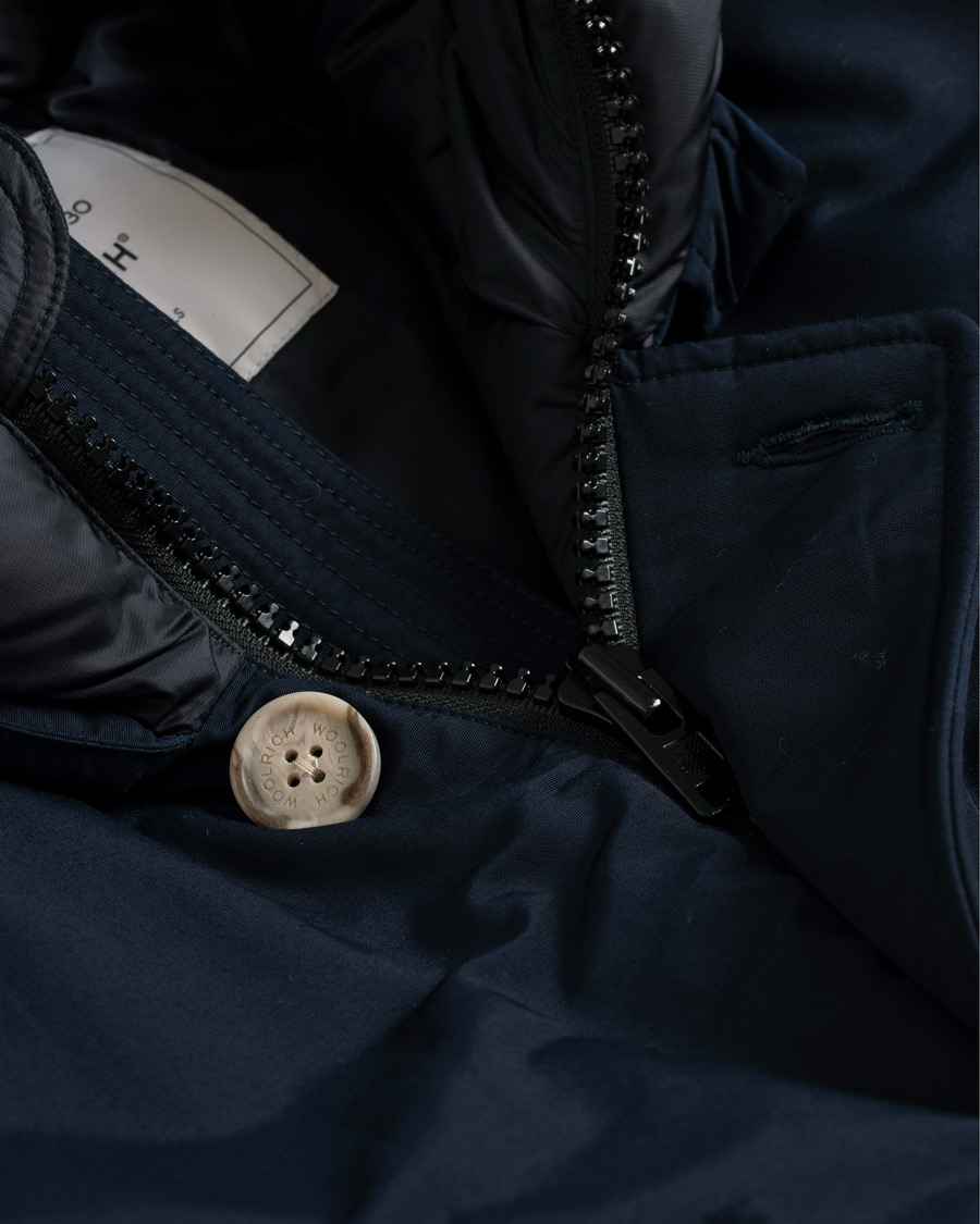 Homme | Manteaux Et Vestes | Woolrich | Arctic Parka No Fur Melton Blue