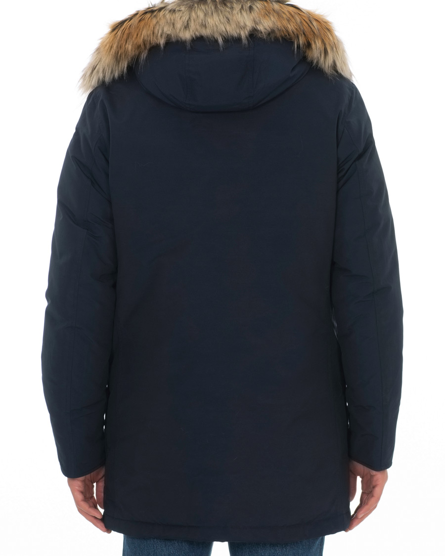 Homme | Manteaux Et Vestes | Woolrich | Artic Parka Fake Fur Melton Blue